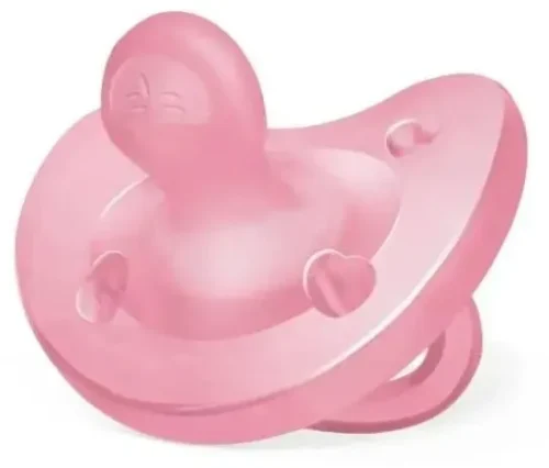 Alternative view of Chicco Πιπίλα όλο Σιλικόνη Ρόζ 6-16 m