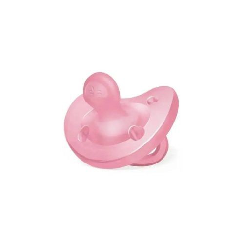 Chicco Πιπίλα όλο Σιλικόνη Ρόζ 6-16 m