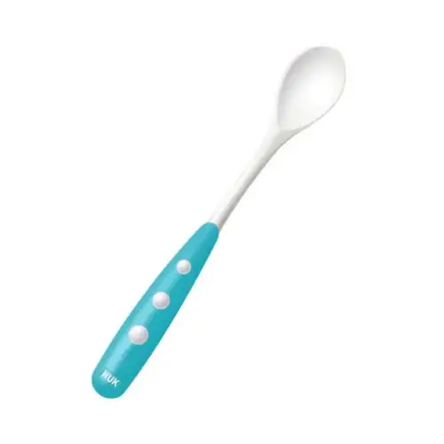 Nuk Easy Learning Εκπαιδευτικό Κουτάλι Φαγητού Μωβ 6M 2τμχ