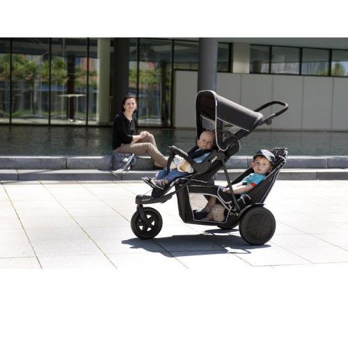 Hauck Βρεφικό Καρότσι Διδύμων Freerider Black