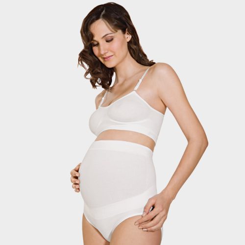 Relax Maternity Σλιπ Εγκυμοσύνης Cotton White Small