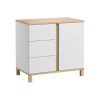 MEBLE VOX  Συρταριέρα αλλαξιέρα Altitude White Oak
