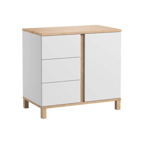 MEBLE VOX  Συρταριέρα αλλαξιέρα Altitude White Oak