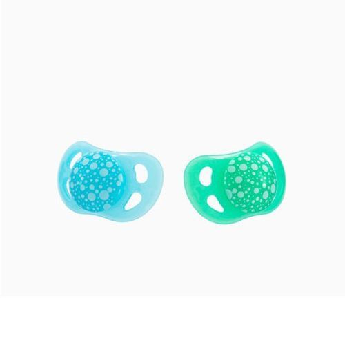 Twistshake - Πιπίλα 0-6μηνών 2τμχ Pastel Blue Green