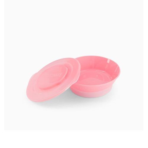 Twistshake - Μπολ Φαγητού Αντιολισθητικό 6+μηνών Pastel Pink