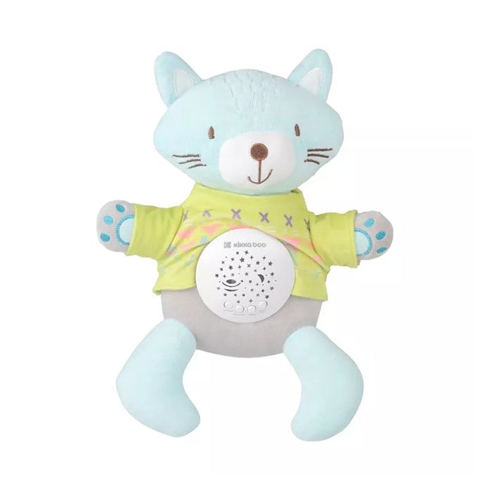 Kikka Boo Λούτρινο Με Προβολέα και Μελωδίες Kit the Cat