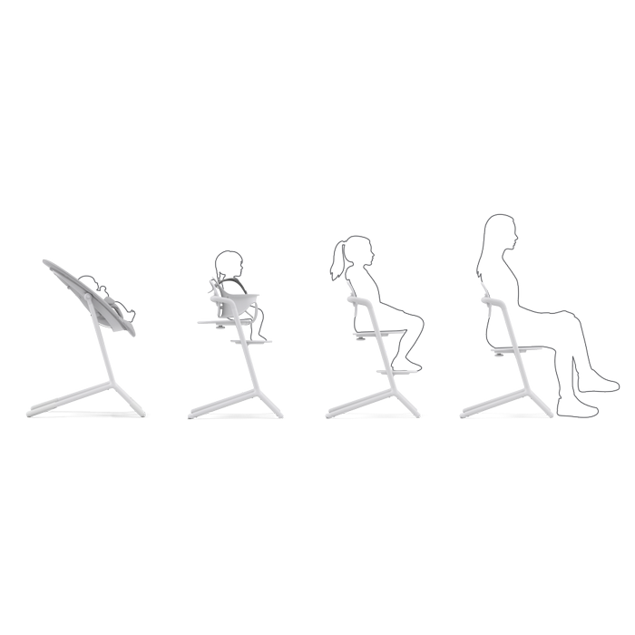 CYBEX Καρέκλα Φαγητού Lemo 3in1 SET All White - Image 9