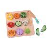 Classic World Ξύλινο Παιχνίδι Cutting Vegetable Puzzle