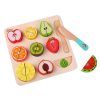 Classic World Ξύλινο Παιχνίδι Cutting Fruit Puzzle