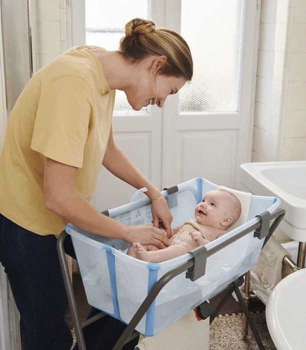 Stokke Μπανάκι Flexi Bath Με θερμοεύαισθητη Βαλβίδα Ocean Blue - Image 2