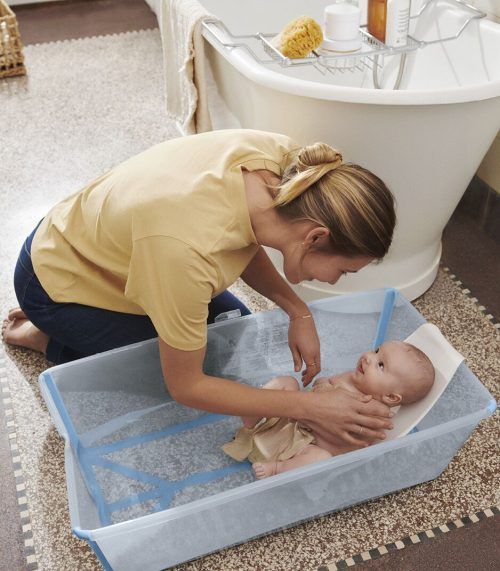 Alternative view of Stokke Flexi Bath X-Large Ocean Blue