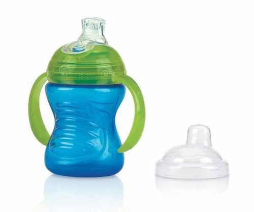 NUBY Κυπελάκι No-Spill Cup -  240ml - 6m+ Μπλέ