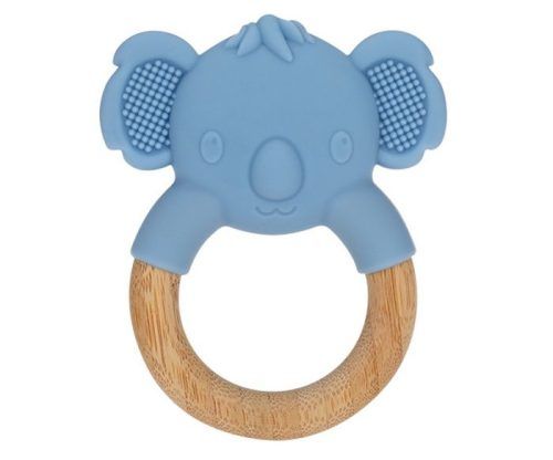 Alternative view of NUBY Μασητικό Σιλικόνης με Ξύλο Bunny & Koala - 3m+