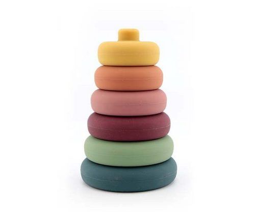 NUBY Πυραμίδα Δαχτυλίδια Σιλικόνης 6m+