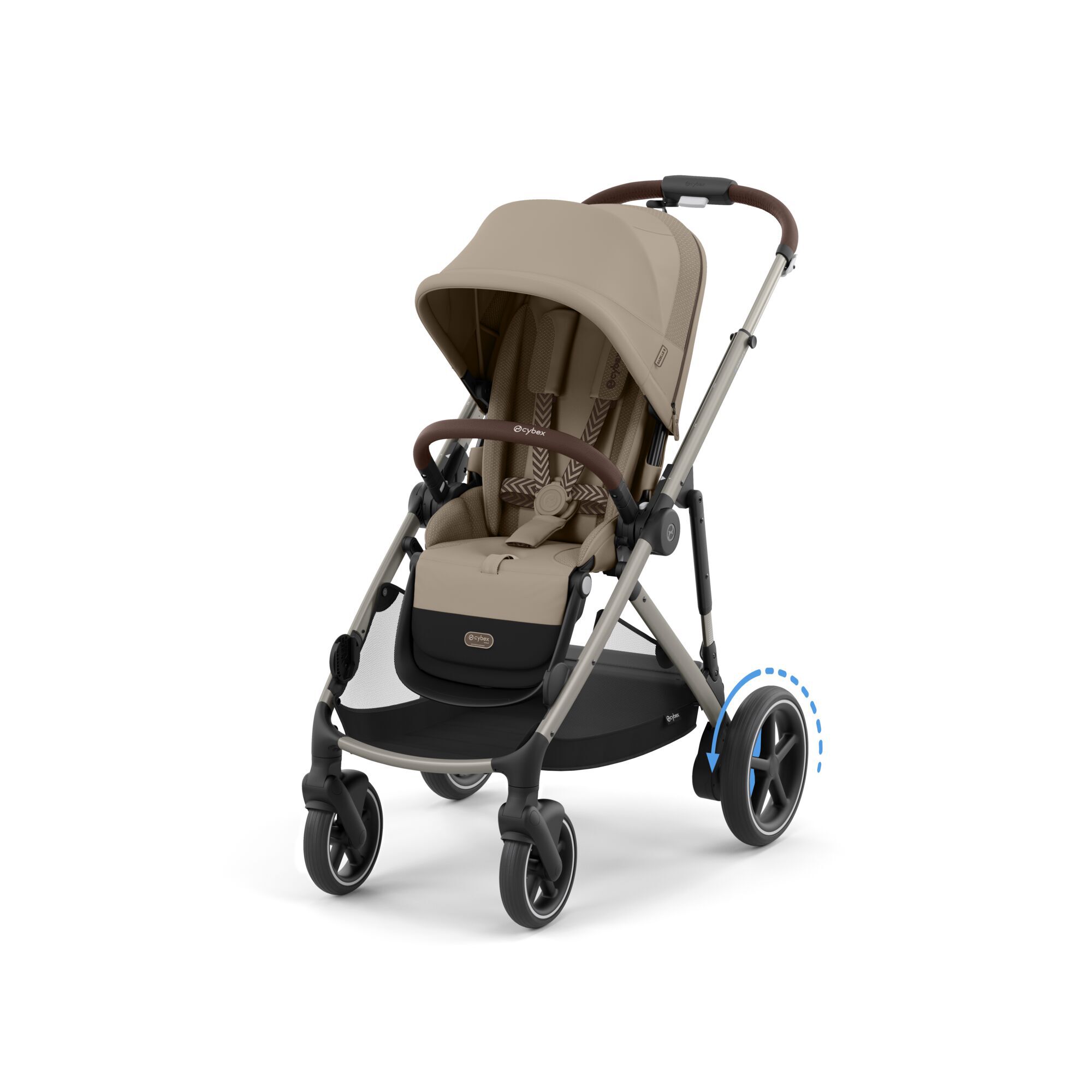Cybex Βρεφικό Καρότσι eGazelle S TPE BP Almond Beige - Image 4