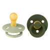BIBS ΠΙΠΙΛΕΣ COLOUR 2ΤΕΜ. LATEX No 1 SAGE/HUNTER GREEN
