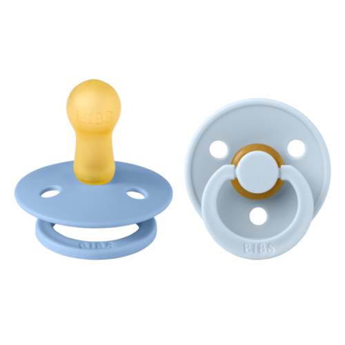 BIBS ΠΙΠΙΛΕΣ COLOUR 2ΤΕΜ. LATEX No 2 SKY BLUE/BABY BLUE