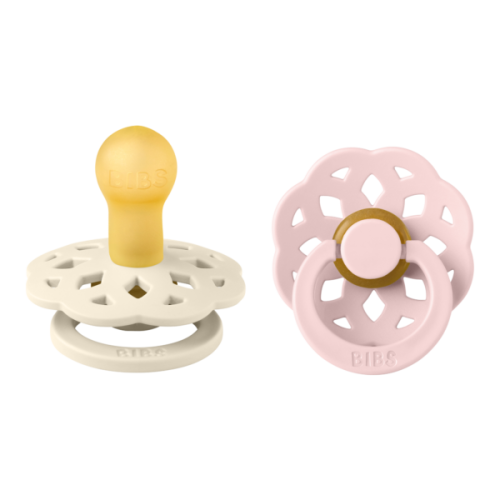 BIBS ΠΙΠΙΛΕΣ BOHEME 2ΤΕΜ. LATEX No 1 IVORY/BLOSSOM