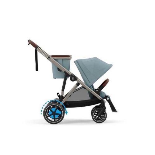 Cybex Βρεφικό Καρότσι eGazelle S TPE BP Stormy Blue