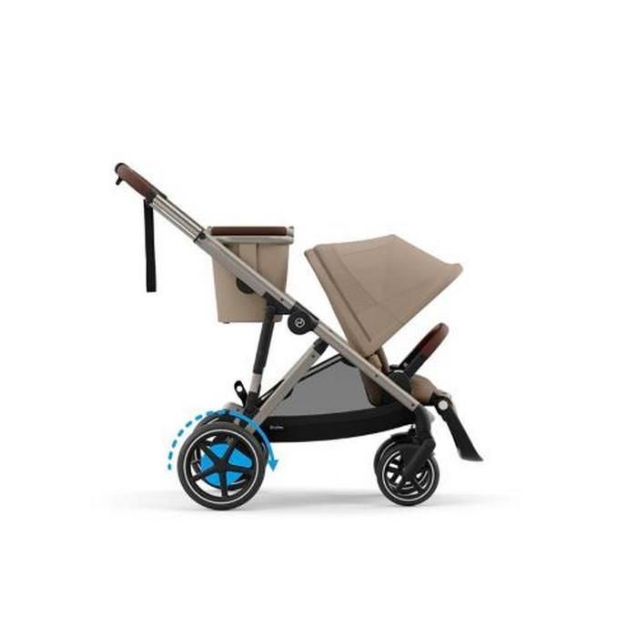 Cybex Βρεφικό Καρότσι eGazelle S TPE BP Almond Beige