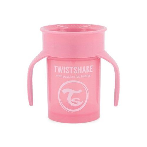 Twistshake Κύπελλο Spill-Free 360° 230ml 6+Μηνών Pastel Pink