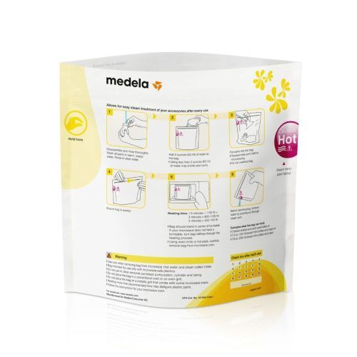 Alternative view of Medela Σακουλάκια αποστείρωσης για τον φούρνο μικροκυμάτων.