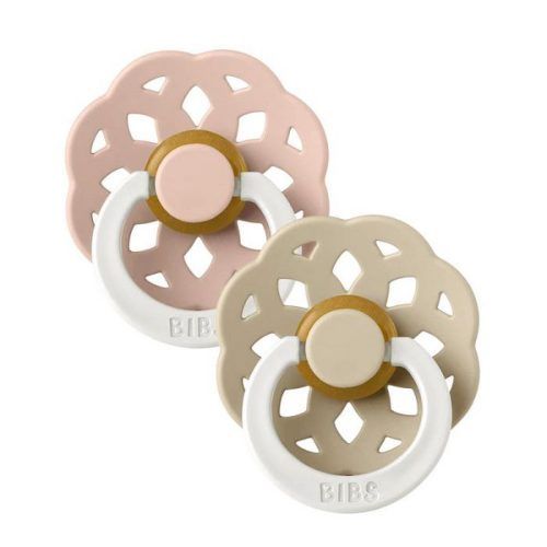 Bibs Πιπίλες Boheme 2τεμ. Latex No 1 Blush Glow/Vanilla Glow