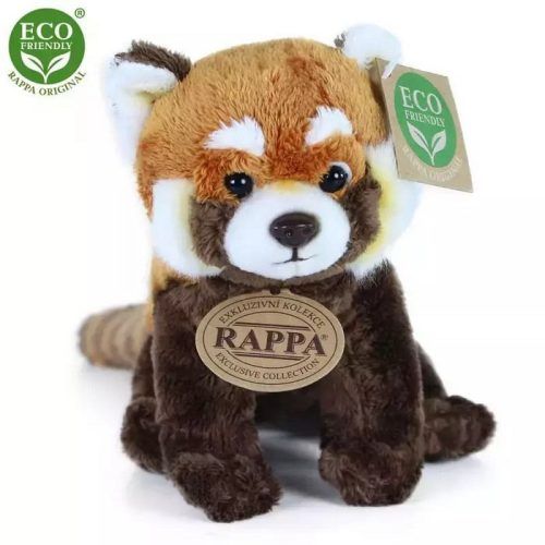 Rappa Λούτρινο Κόκκινο Πάντα Καθιστό 18 εκ. Eco-Friendly