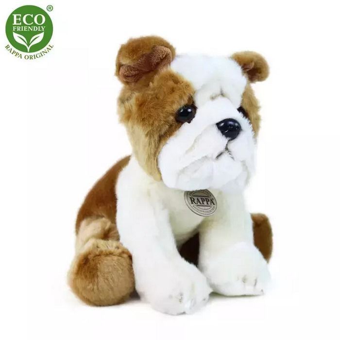 Rappa Λούτρινος Σκύλος Bulldog Καθιστό 26 Εκ. Eco-Friendly (844148) - Image 2