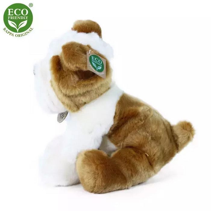 Rappa Λούτρινος Σκύλος Bulldog Καθιστό 26 Εκ. Eco-Friendly (844148) - Image 3