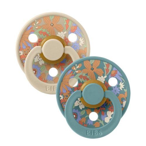 Bibs Πιπίλες Καουτσούκ No2 Liberty June Blossom Vanilla Hush 6-18 μηνών