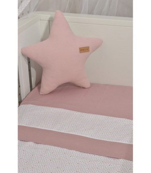 Baby Oliver Σετ Σεντόνια Λίκνου 2τεμ 75x110-100% Βαμβάκι Σάπιο Μήλο Des.402