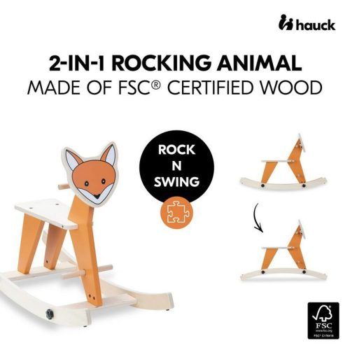 Alternative view of Hauck Rock 'n Swing Κουνιστό Ξύλινο Αλεπουδάκι