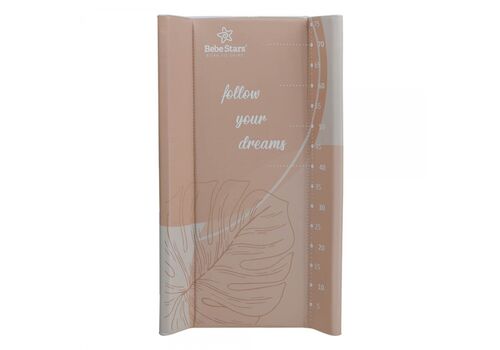 BEBESTARS Αλλαξιέρα PVC Σκληρή Leaf Mocha