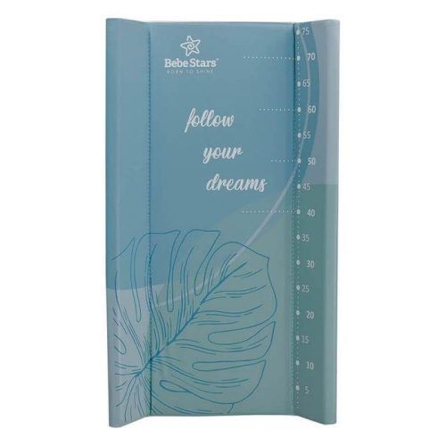 Bebe Stars Σκληρή Αλλαξιέρα Leaf Ocean από Πλαστικό για Κρεβάτι 45x77cm