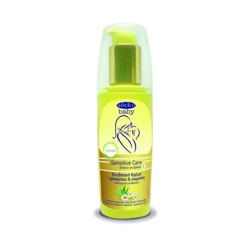 Adelco Ενυδατική Κρέμα προσώπου & σώματος baby Sensitive Care 110ml