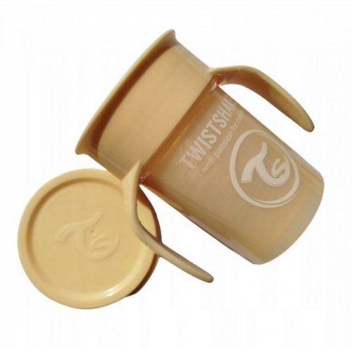 Twistshake Κύπελλο Spill-Free 360° 230ml 6+Μηνών Caramel Beige
