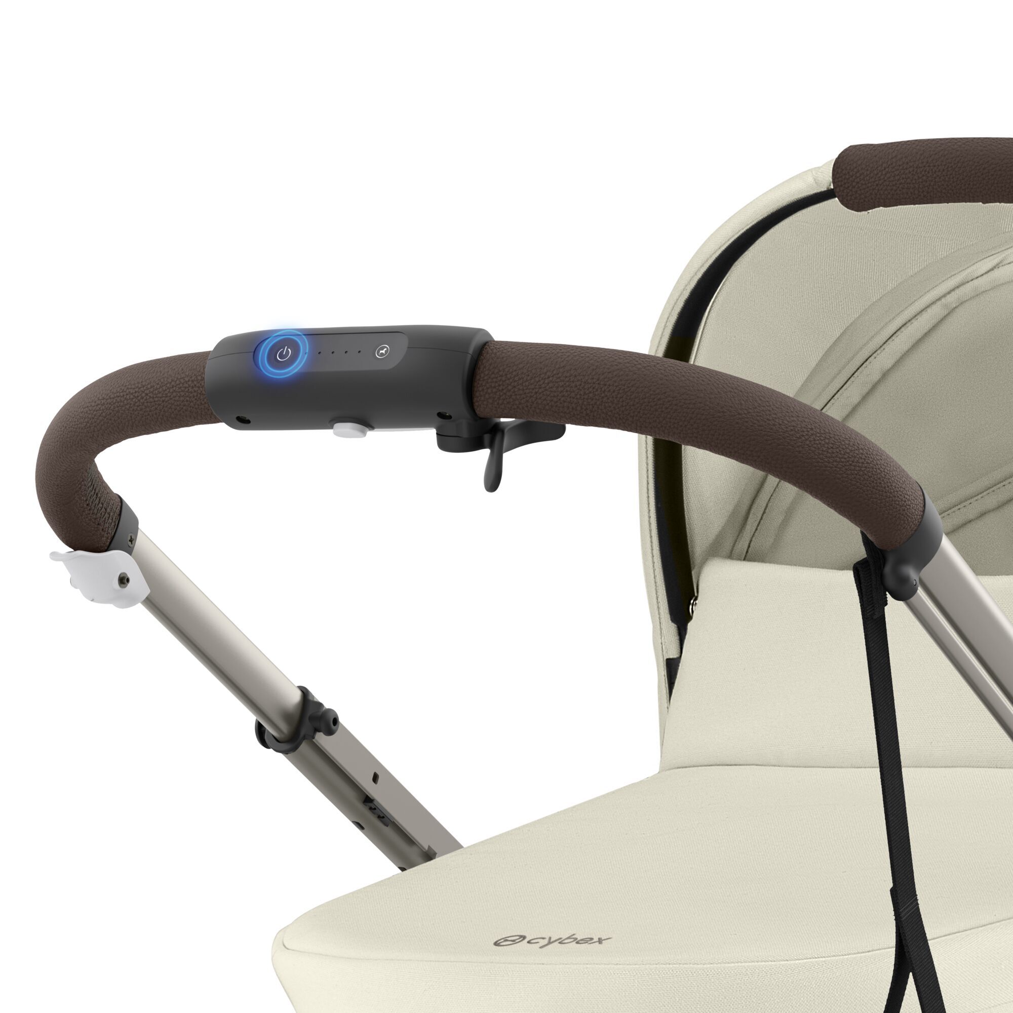 CYBEX Βρεφικό Καρότσι eGazelle S TPE BP Seashell Beige - Image 3