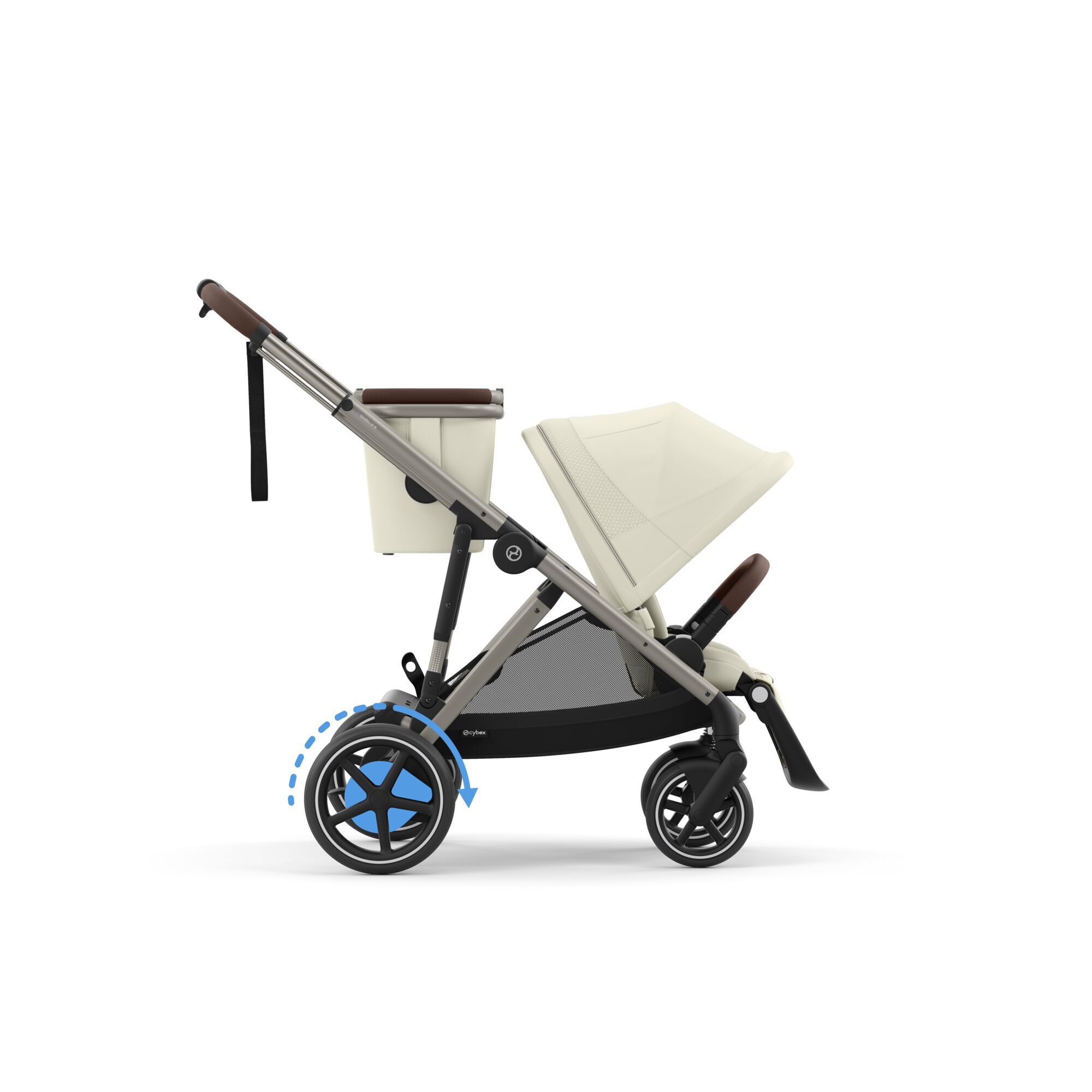 CYBEX Βρεφικό Καρότσι eGazelle S TPE BP Seashell Beige