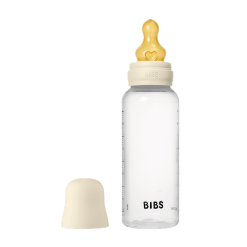 Bibs Πλαστικό Μπιμπερό 270ml Latex Ivory-Μεσαιάς ροής