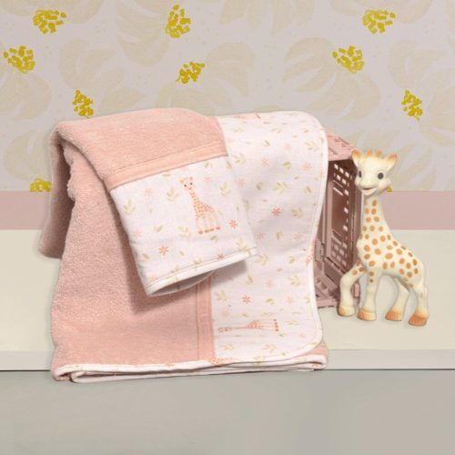 Sophie La Girafe  Σετ πετσέτες 2 τεμ 30χ50 & 70χ120 450 γρμ/τμ σχ 502