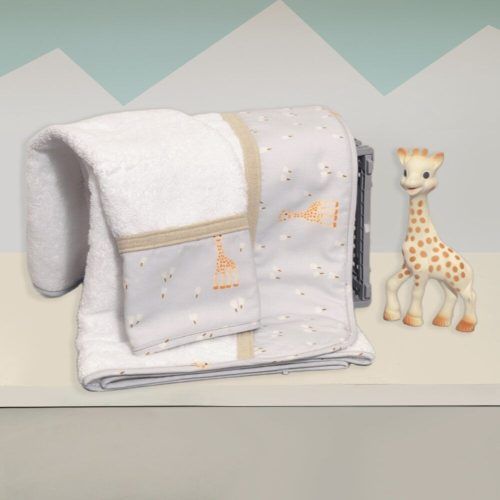 Sophie La Girafe  Σετ πετσέτες 2 τεμ 30χ50 & 70χ120 450 γρμ/τμ σχ 505