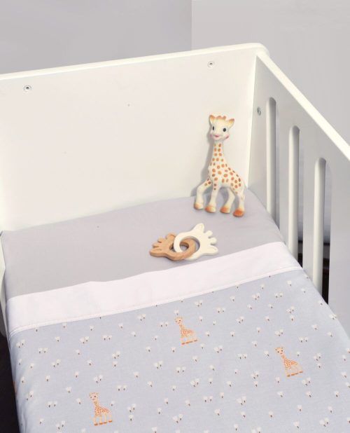 Sophie La Girafe Σεντόνια λίκνου 2 τεμαχίων 80χ110 σχέδιο 505