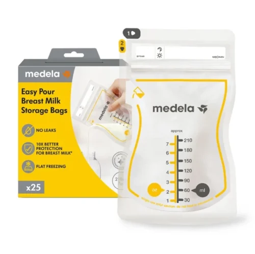 Alternative view of Medela Easy Pour Σακουλάκια Αποθήκευσης Μητρικού Γάλακτος 210ml 25τμχ