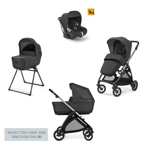 Inglesina Συστήμα Μεταφοράς Quattro Electa Darwin Upper Black