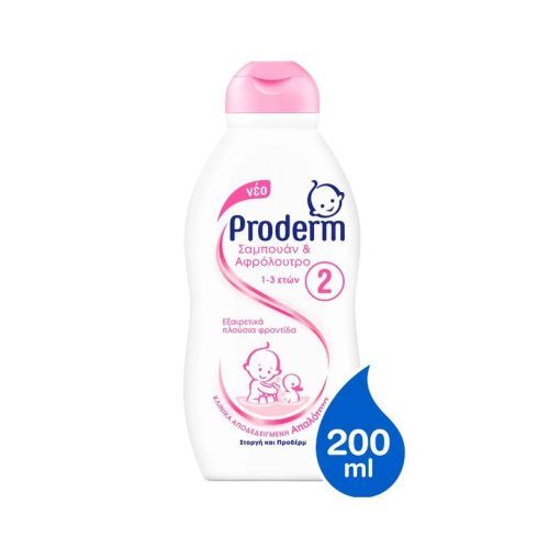 PRODERM Σαμπουάν Αφρόλουτρο 1-3 Ετών 200 ml