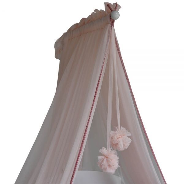 BebeStars Κουνουπιέρα Κρεβατιου από Τούλι Pink