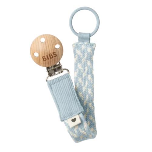 BIBS ΚΛΙΠ ΠΙΠΙΛΑΣ PACI BRAID BLUE/IVORY