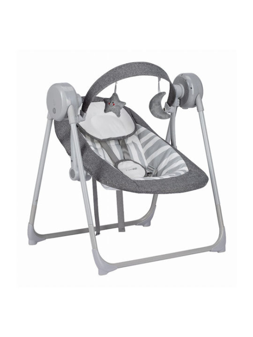 Alternative view of FreeON κούνια ρηλάξ Snuggy Ριγέ Grey