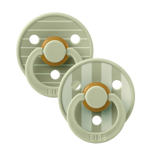 Bibs Πιπίλες Studio Colour 2τεμ No2 Pin Sage Mix